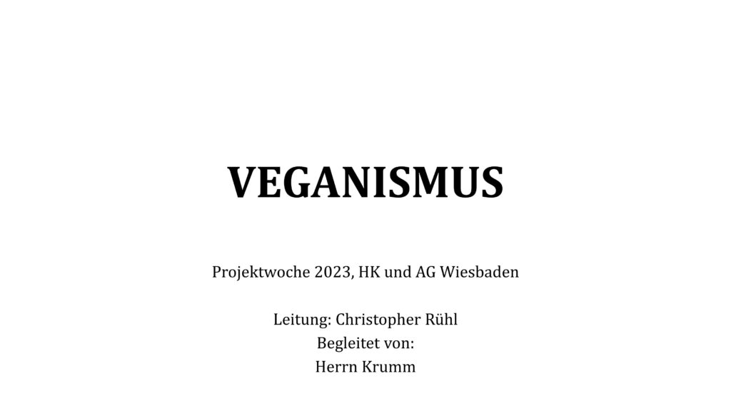 Projekt Veganismus Rühl Kru 01